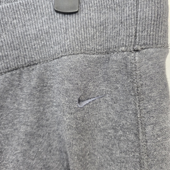Nike Grey Drawstring Waist Wide Leg Athletic Fitness Sporty Sweatpants Size L - Picture 3 of 9